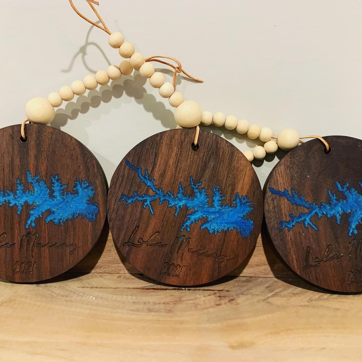 4" Lake Ornaments - Epoxy