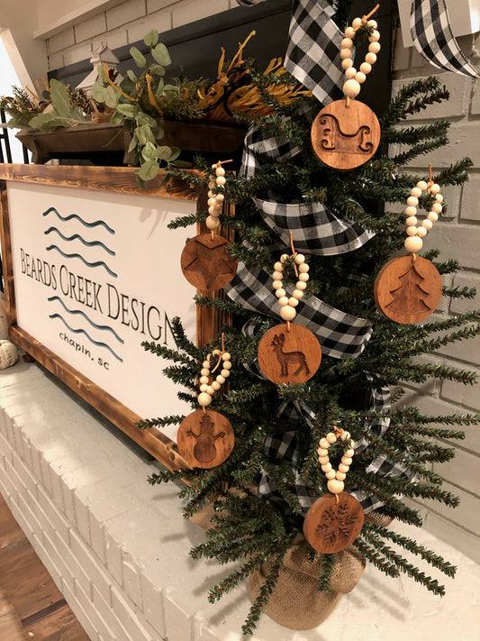 Farmhouse Ornaments (Set of 3)