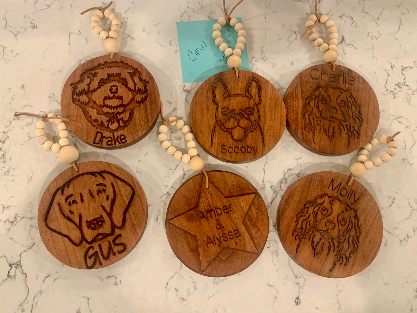 Custom Made-to-order Wood Ornaments