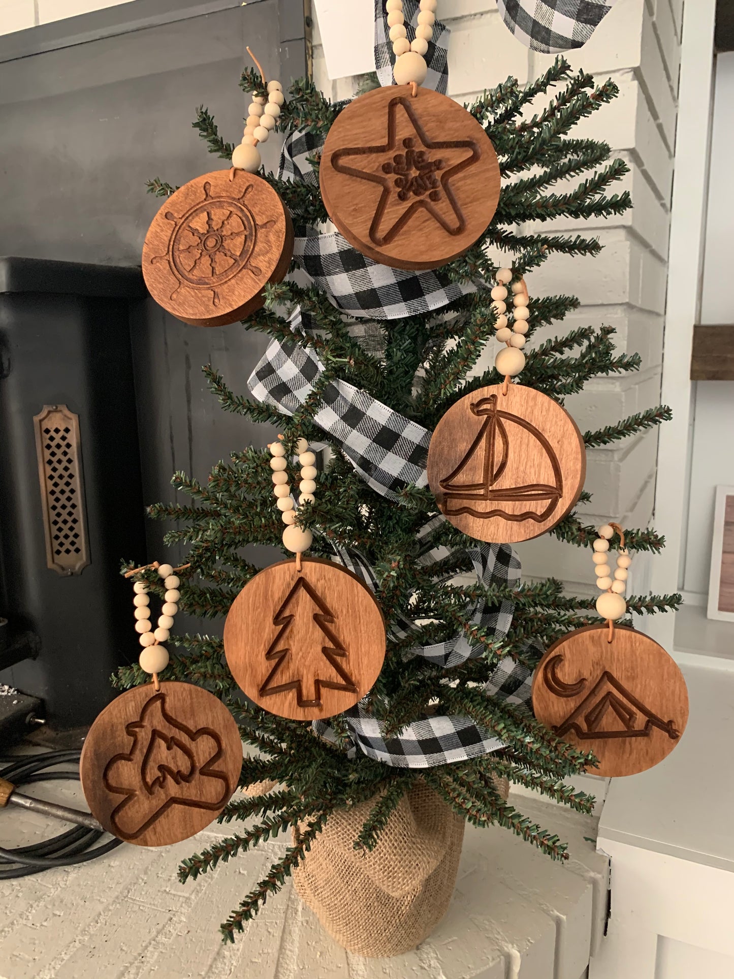 Custom Made-to-order Wood Ornaments