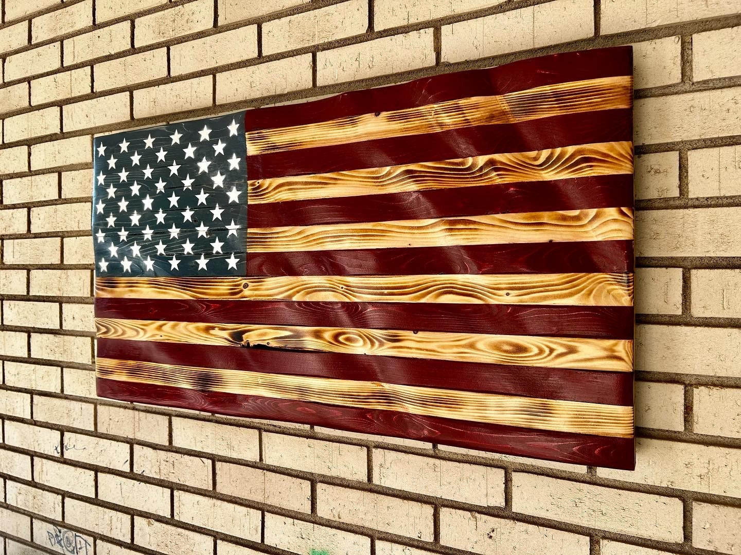 Rustic American Flag
