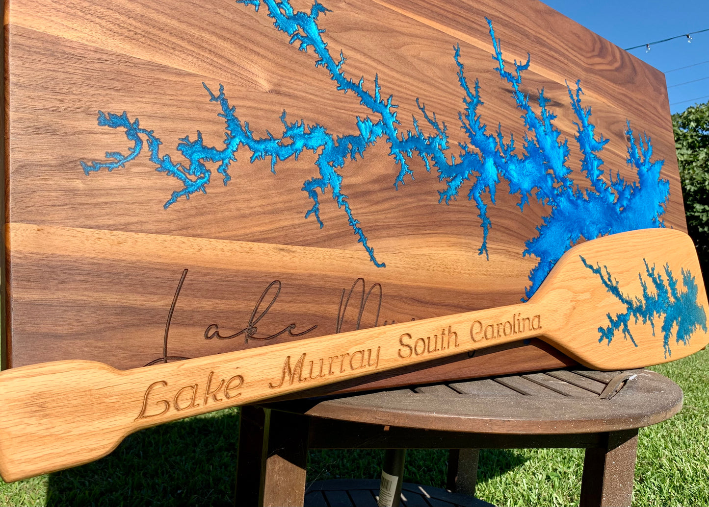 Handmade Solid Wood Oar