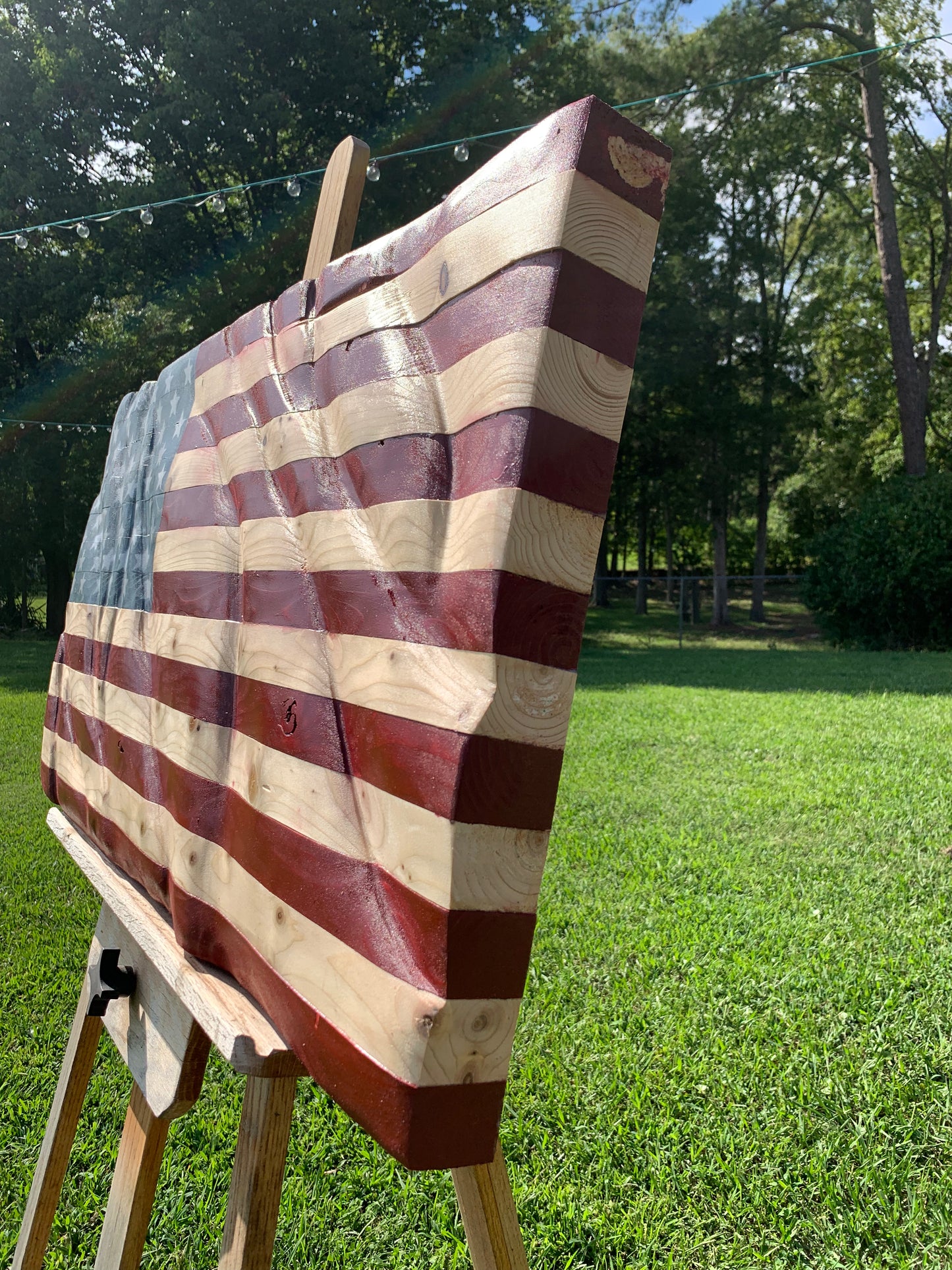 Rustic American Flag