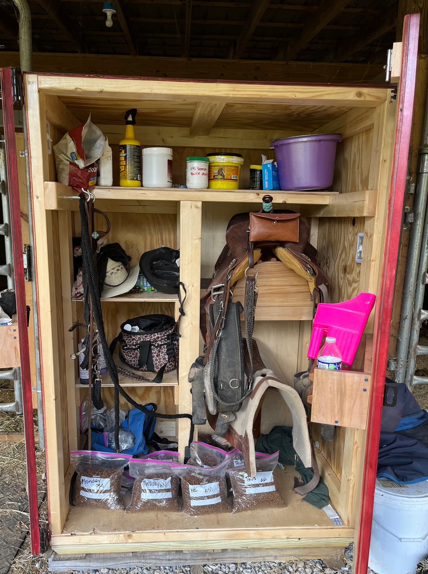 Barn Tack Box - Stationary