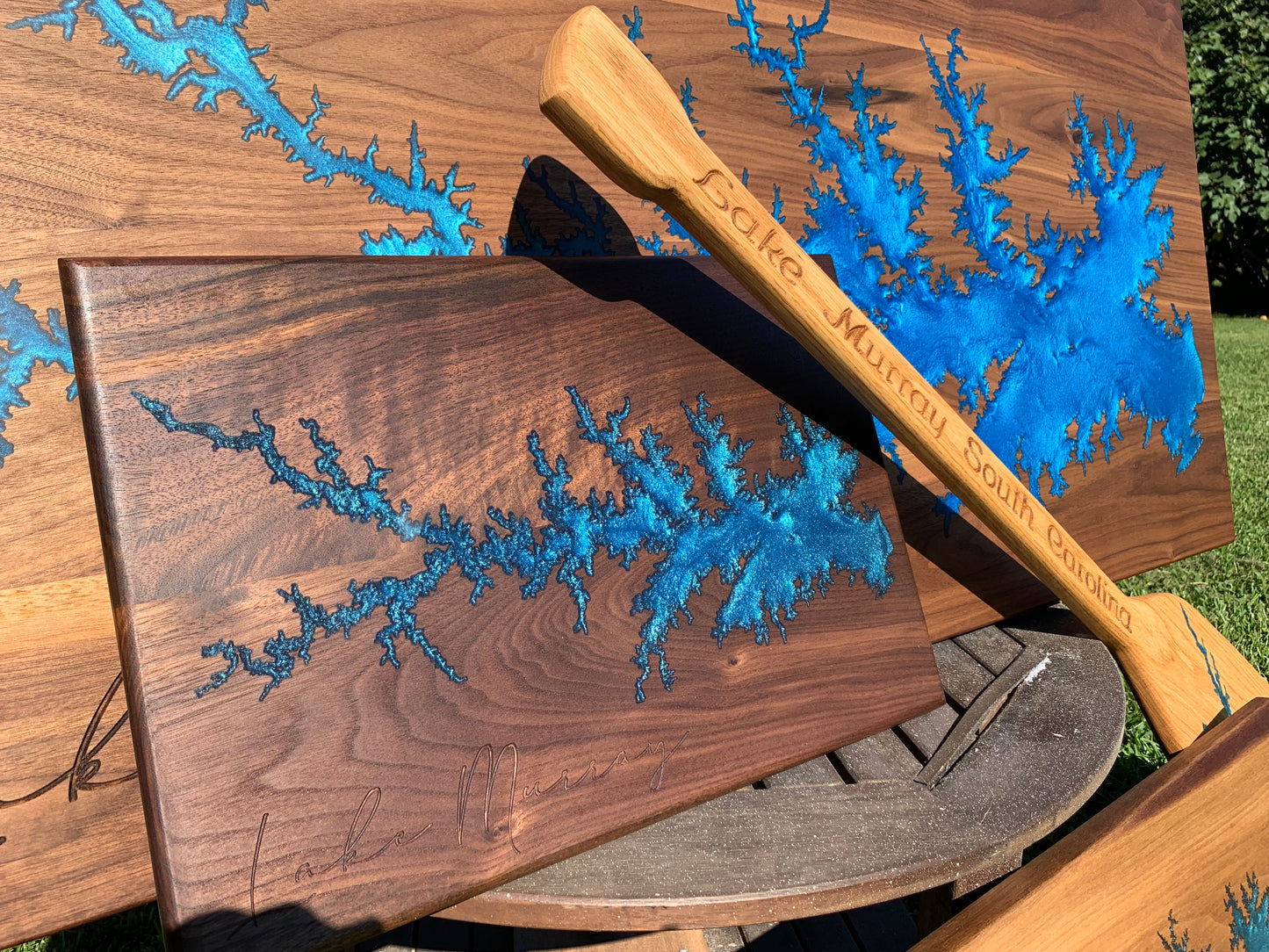 Handmade Solid Wood Oar