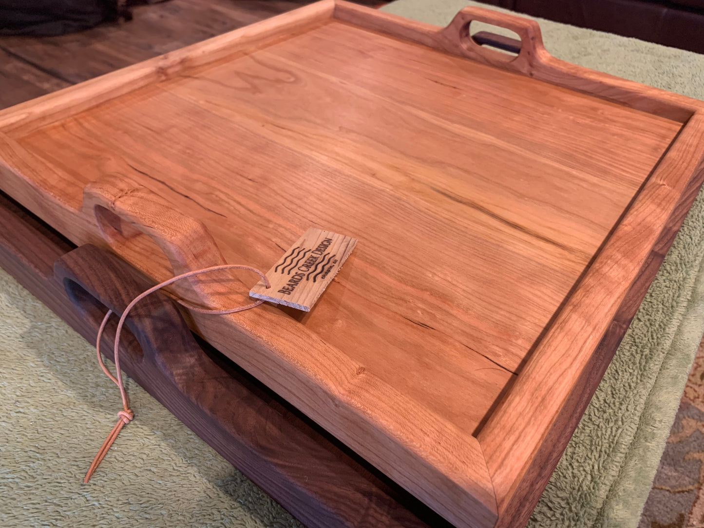 Cherry Ottoman Tray