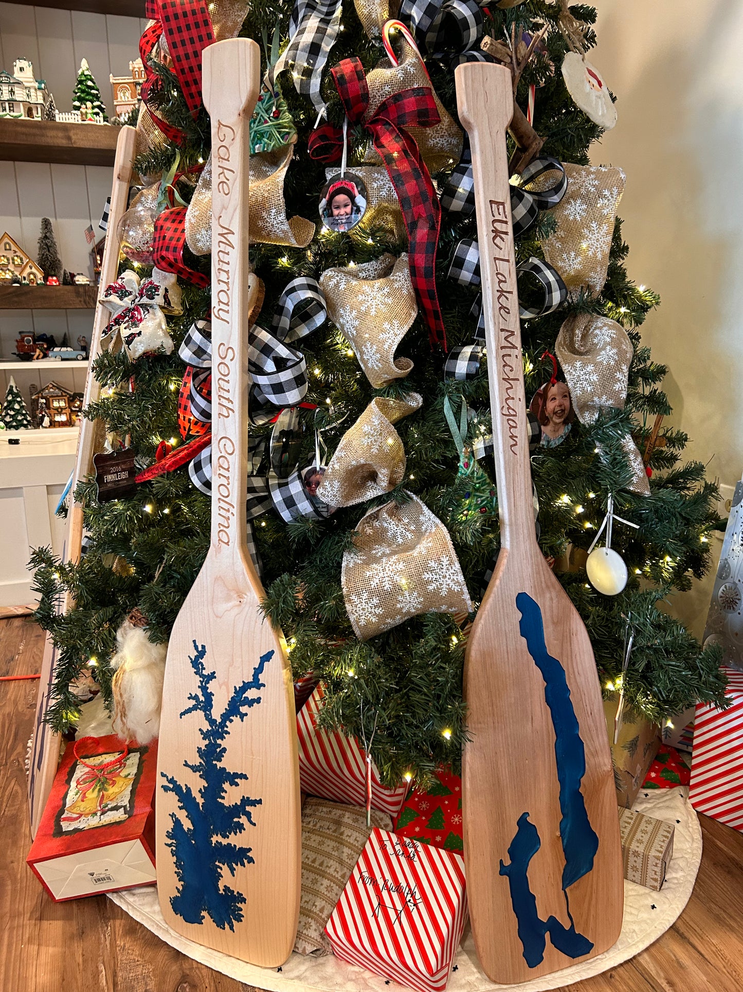 Handmade Solid Wood Oar