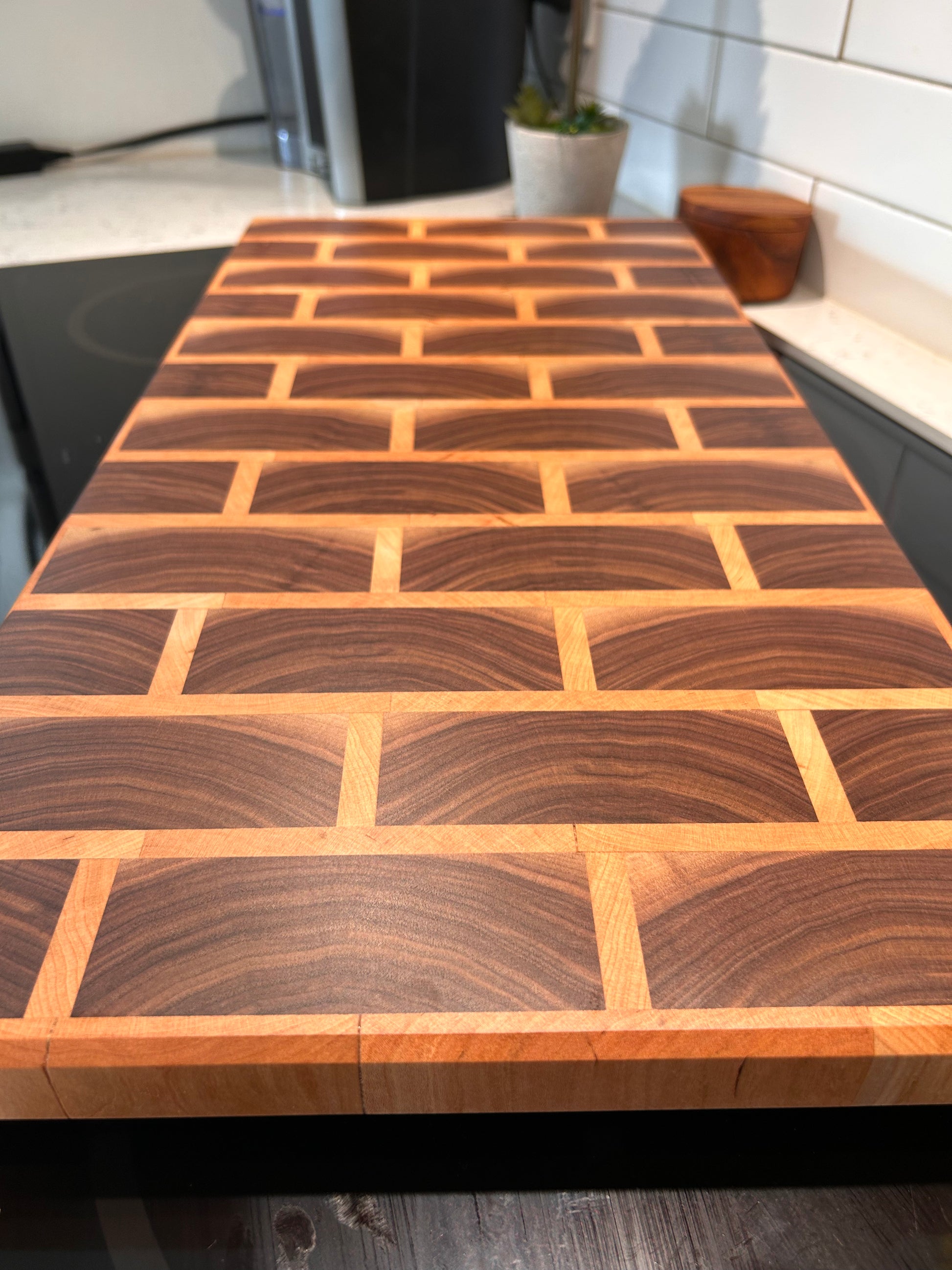 End Grain Cutting Board - Medium